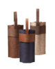Wineyard_1section_trio_tilted Zséka Leather goods, Wineyard Collection - Egyrekeszes bortáskák