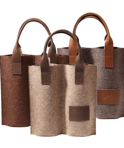 Zséka Leather goods, Wineyard Collection - Kétrekeszes bortartók