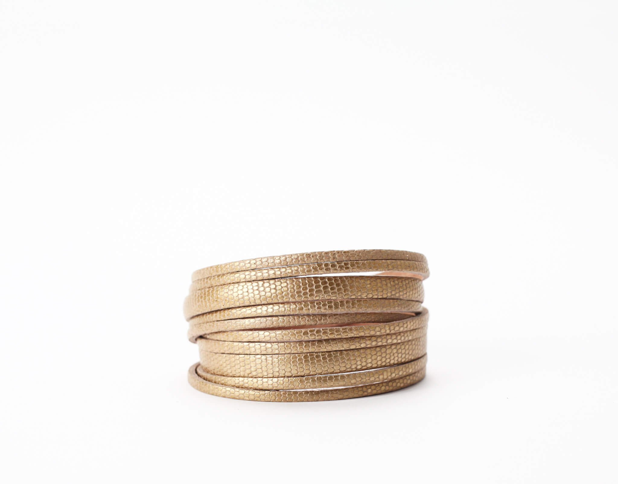 Zseka-bracelets-bronz-arany Zséka leather goods - karkötő - halvány bronz