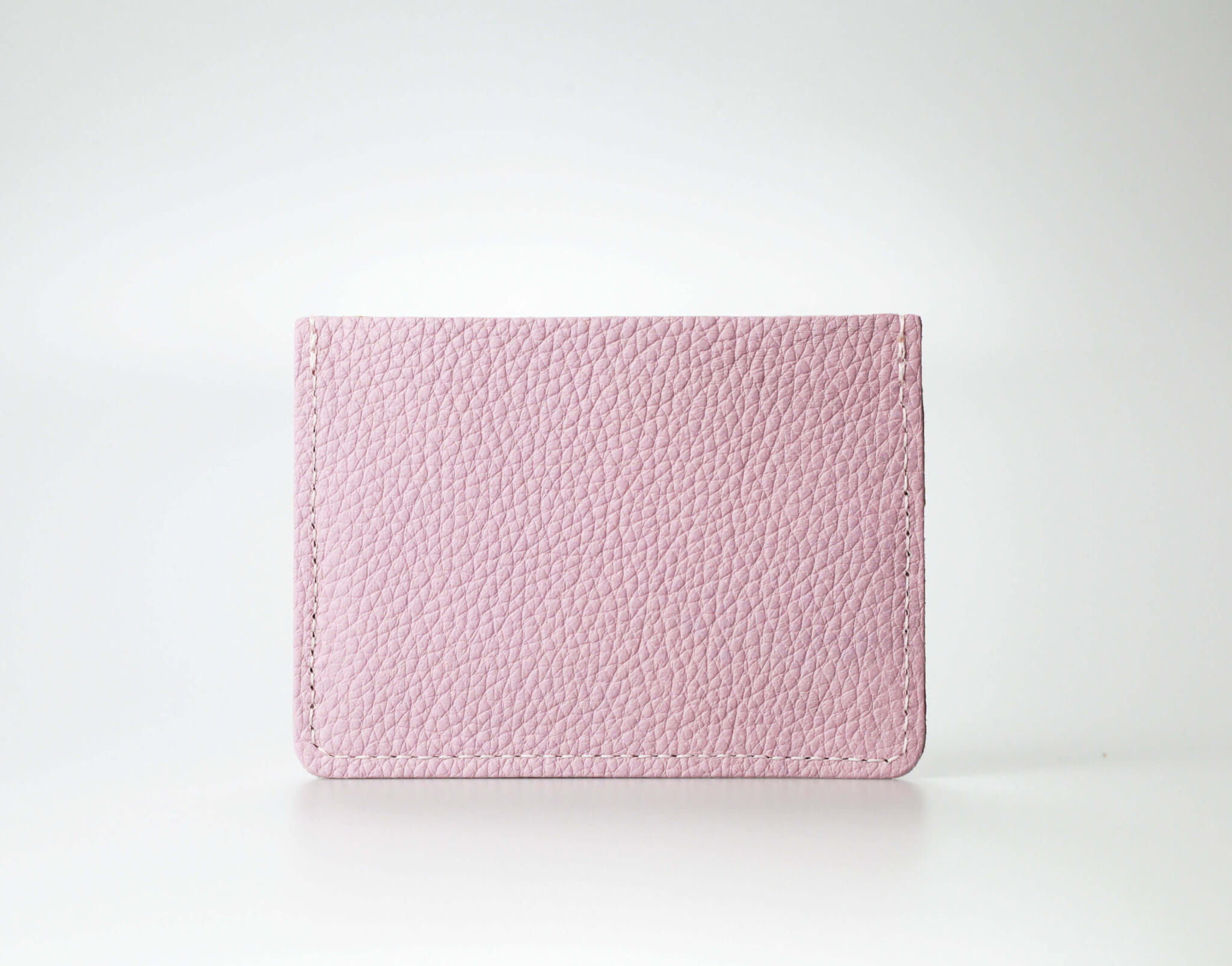 zséka rózsaszín bőr kártyatartó - hátoldal Zseka Leather goods-kártyatartó-rózsaszín