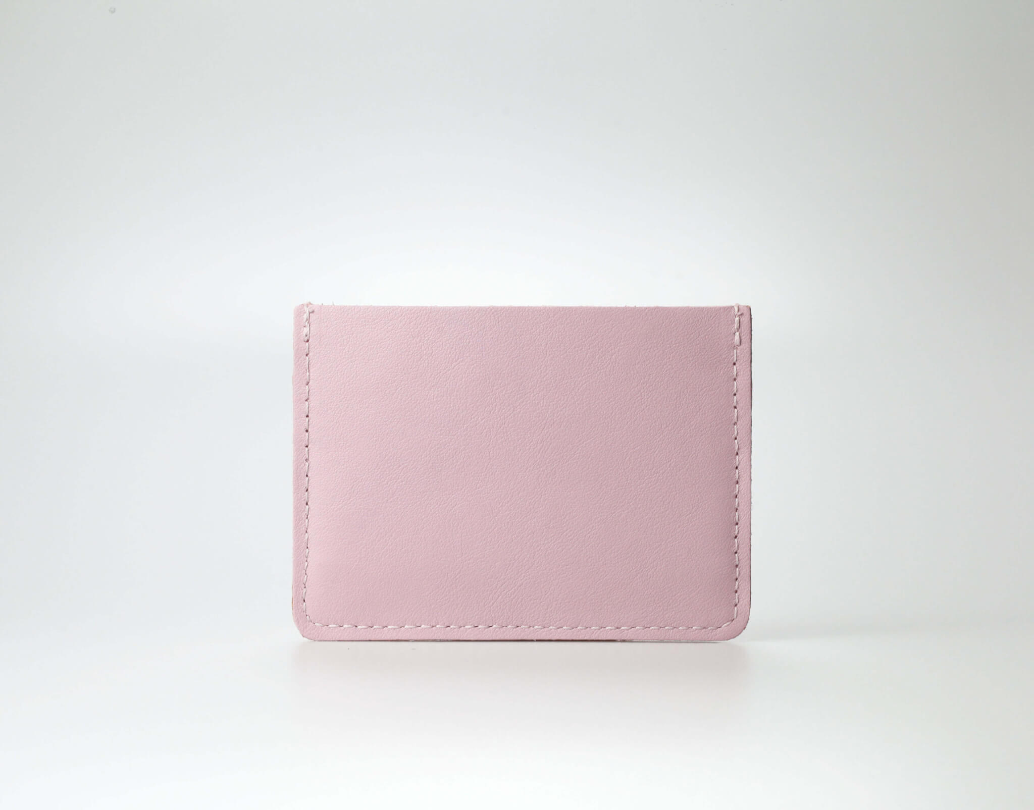 zséka rózsaszín sávos kártyatartó - hátoldal Zseka Leather goods-kártyatartó-rózsaszín, metál2