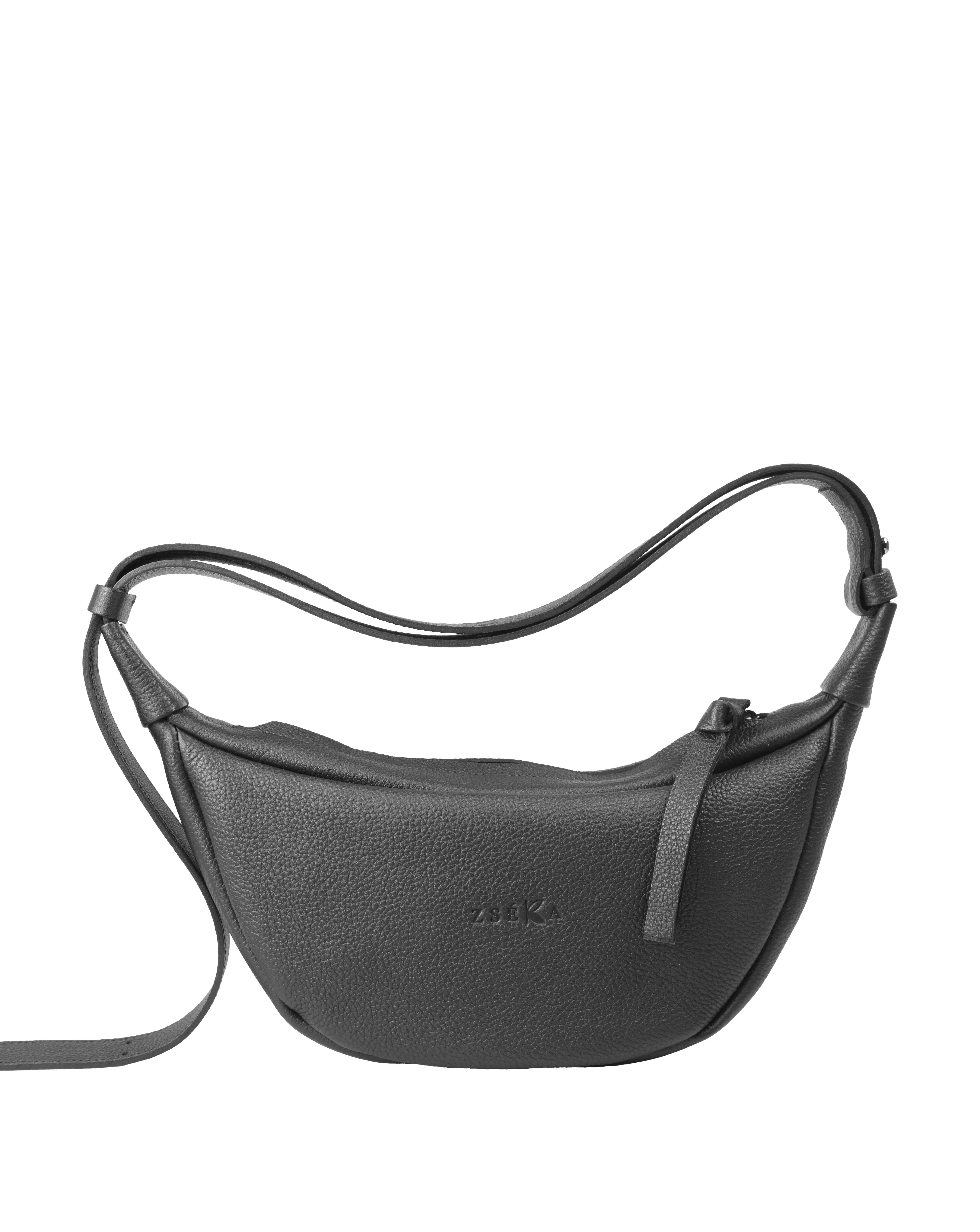 Zséka Leather goods - Fekete övtasi0